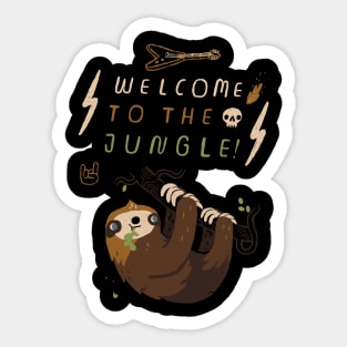 welcome to the jungle Sticker